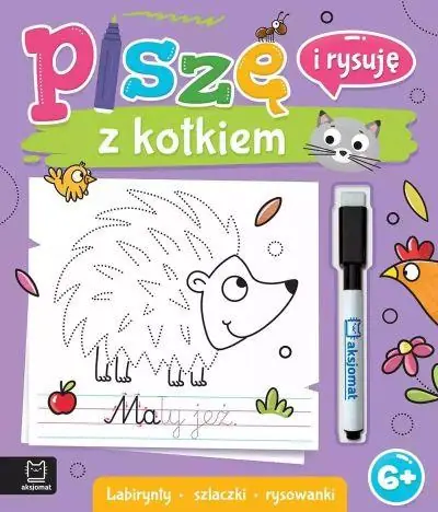 PISZĘ I RYSUJĘ Z KOTKIEM. LABIRYNTY, SZLACZKI, RYS Hit sprzedaży